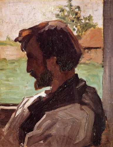 Self Portrait at Saint-Sauveur, Frederic Bazille
